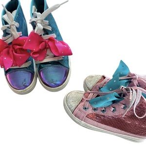 2x Jojo Siwa Sneakers (Size 2, Size 3) - Girls